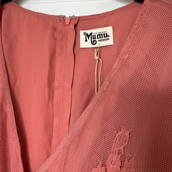 NWT Alina Maxi Romper Garden Party Lace Terra Cotta - Picture 10 of 16